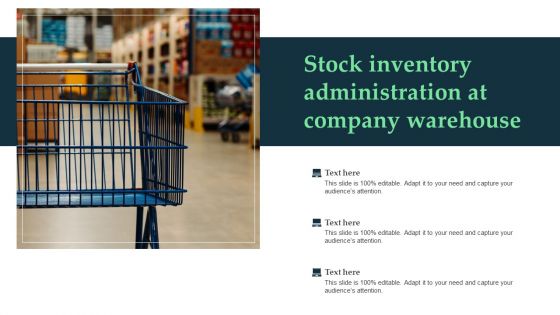 Stock Inventory Administration At Company Warehouse Microsoft PDF
