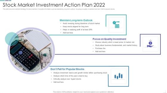 Stock Market Investment Action Plan 2022 Graphics PDF