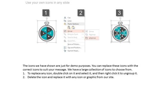 Stop Watch With Business Planning Icons Powerpoint Template