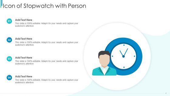Stopwatch Icon Ppt PowerPoint Presentation Complete Deck With Slides