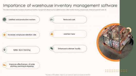Storage And Supply Chain Importance Of Warehouse Inventory Management Inspiration PDF