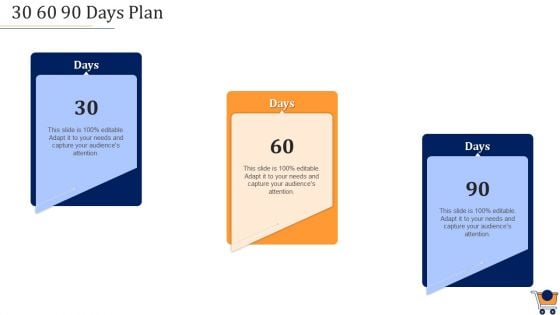 Store Positioning In Retail Management 30 60 90 Days Plan Slides PDF