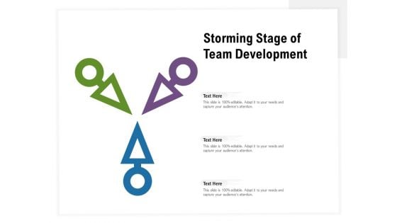 Storming Stage Of Team Development Ppt PowerPoint Presentation Infographic Template Example Topics PDF