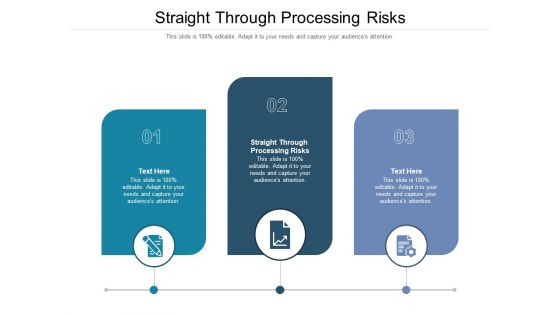 Straight Through Processing Risks Ppt PowerPoint Presentation Gallery Designs Download Cpb Pdf