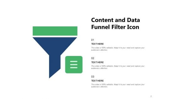 Strainer Icon Content And Data Funnel Envelope Investment Ppt PowerPoint Presentation Complete Deck