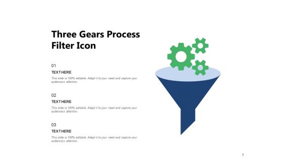 Strainer Icon Content And Data Funnel Envelope Investment Ppt PowerPoint Presentation Complete Deck