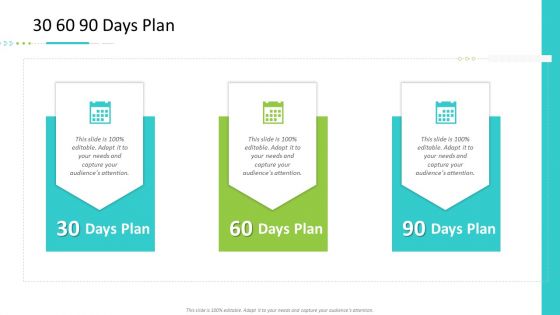 Strategic Action Plan For Business Organization 30 60 90 Days Plan Themes PDF