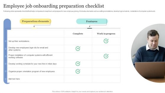 Strategic Approaches To Efficient Candidate Selection Employee Job Onboarding Preparation Checklist Guidelines PDF