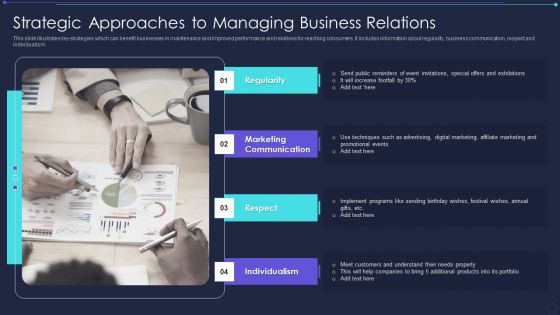 Strategic Approaches To Managing Business Relations Background PDF