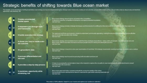 Strategic Benefits Of Shifting Towards Blue Ocean Market Introduction PDF Strategic Benefits Of Shifting Towards Blue Ocean Market Introduction PDF