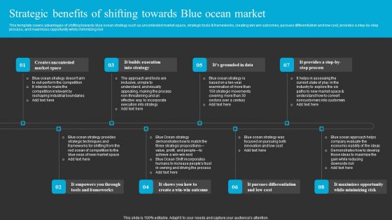 Strategic Benefits Of Shifting Towards Blue Ocean Market Ppt Portfolio Slide PDF