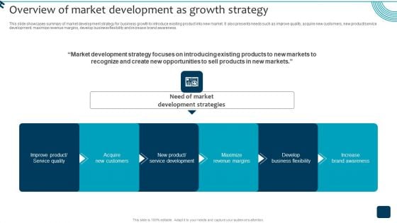 Strategic Brand Growth Plan For Market Leadership Overview Of Market Development Structure PDF