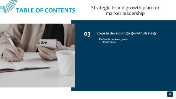 Strategic Brand Growth Plan For Market Leadership Ppt PowerPoint Presentation Complete Deck With Slides Slide41