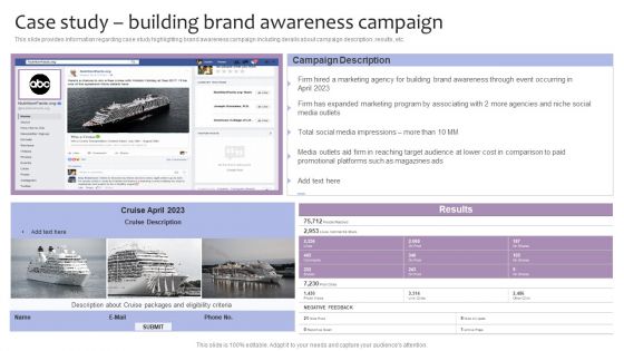 Strategic Brand Management Case Study Building Brand Awareness Campaign Information PDF