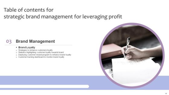 Strategic Brand Management For Leveraging Profit Ppt PowerPoint Presentation Complete Deck With Slides Slide40