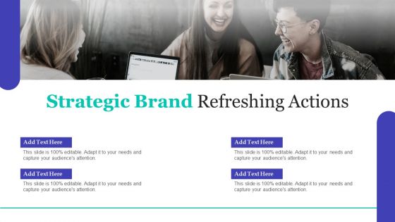 Strategic Brand Refreshing Actions Ppt PowerPoint Presentation File Outline PDF