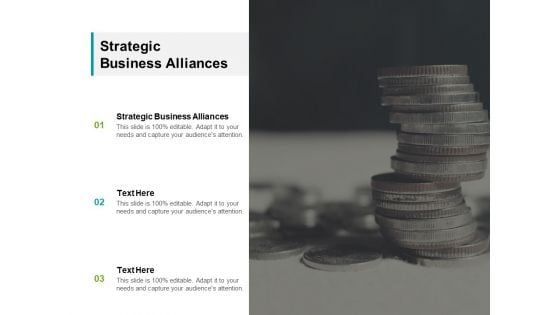 Strategic Business Alliances Ppt PowerPoint Presentation Model Demonstration Cpb