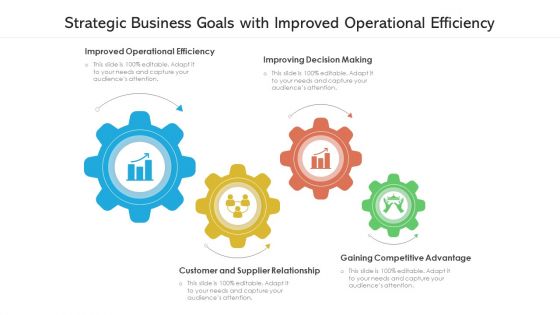 Strategic Business Goals With Improved Operational Efficiency Ppt Gallery Graphics PDF