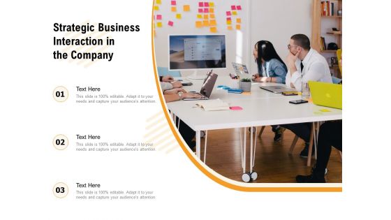 Strategic Business Interaction In The Company Ppt PowerPoint Presentation Infographic Template Graphics PDF