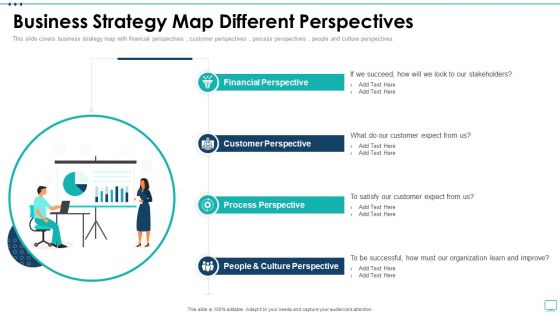 Strategic Business Plan Effective Tools Business Strategy Map Different Perspectives Ppt Show Pictures PDF