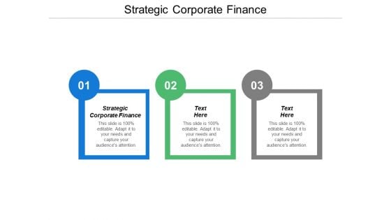 Strategic Corporate Finance Ppt Powerpoint Presentation Slides Design Ideas Cpb