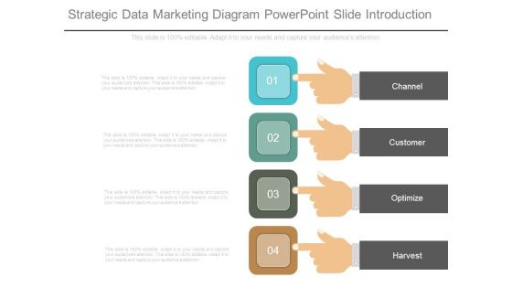 Strategic Data Marketing Diagram Powerpoint Slide Introduction