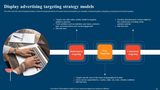 Strategic Display Advertising Models With Their Targeting Techniques Ppt PowerPoint Presentation Complete Deck With Slides