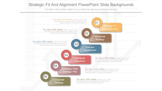 Strategic Fit And Alignment Powerpoint Slide Backgrounds