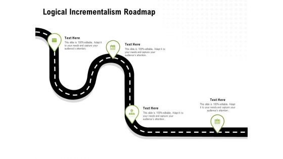 Strategic Growth Technique Logical Incrementalism Roadmap Ppt Infographic Template Sample PDF