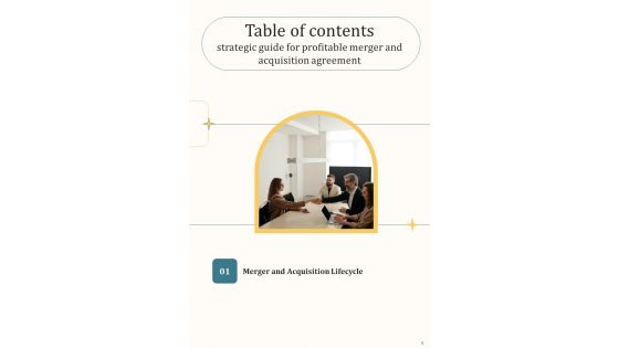 Strategic Guide For Profitable Merger And Acquisition Agreement Template