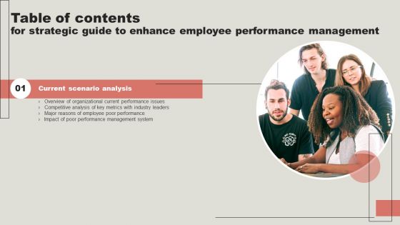 Strategic Guide To Enhance Employee Performance Management Table Of Contents Brochure PDF Strategic Guide To Enhance Employee Performance Management Table Of Contents Brochure PDF