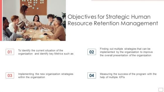 Strategic Human Resource Retention Management Objectives For Strategic Human Themes PDF