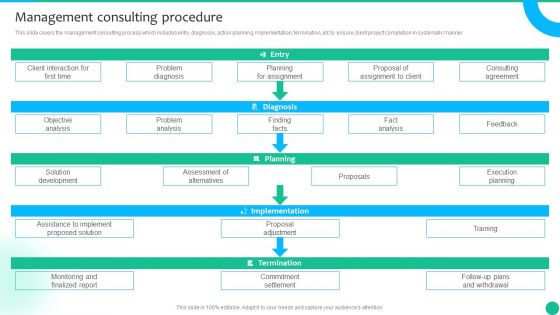 Strategic Management Consultancy Business Profile Management Consulting Procedure Sample PDF