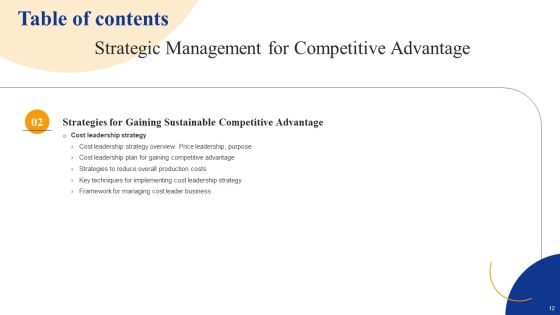 Strategic Management For Competitive Advantage Ppt PowerPoint Presentation Complete Deck With Slides Slide12