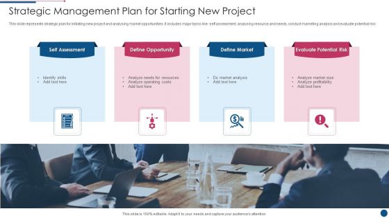 Strategic Management Plan For Starting New Project Themes PDF