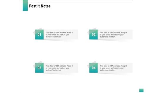 Strategic Manpower Management Post It Notes Ppt Icon File Formats PDF