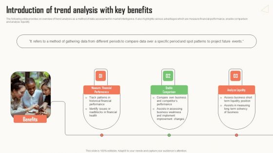 Strategic Market Insight Implementation Guide Introduction Of Trend Analysis With Key Benefits Demonstration PDF