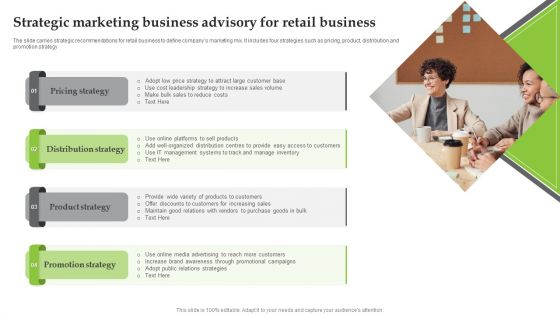 Strategic Marketing Business Advisory For Retail Business Topics PDF