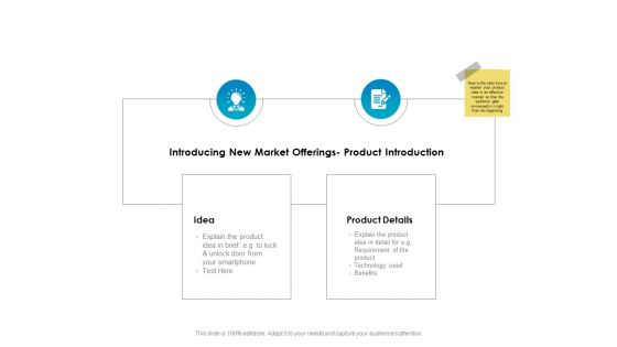 Strategic Marketing Plan Introducing New Market Offerings Product Introduction Ppt Layouts Model PDF