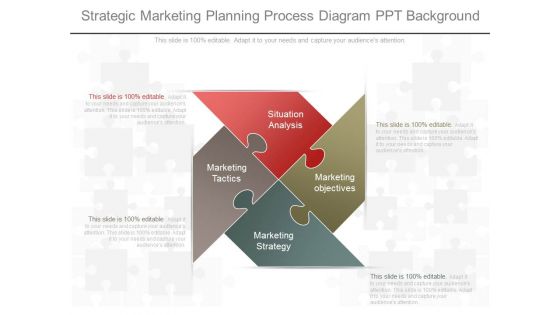 Strategic Marketing Planning Process Diagram Ppt Background