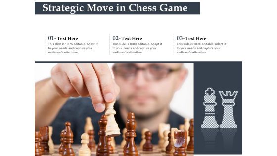 Strategic Move In Chess Game Ppt PowerPoint Presentation File Background Designs PDF