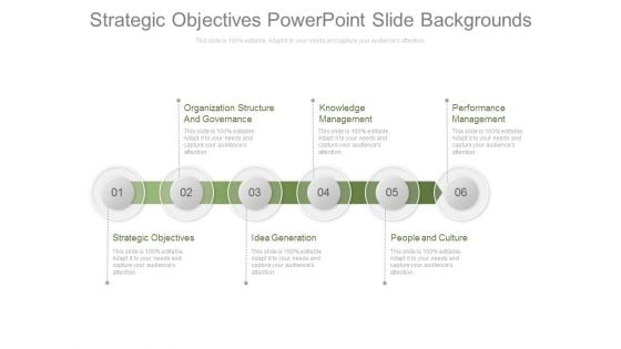 Strategic Objectives Powerpoint Slide Backgrounds