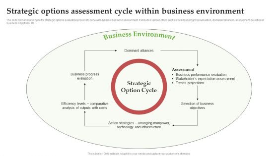 Strategic Options Assessment Cycle Within Business Environment Ppt PowerPoint Presentation File Layouts PDF Strategic Options Assessment Cycle Within Business Environment Ppt PowerPoint Presentation File Layouts PDF