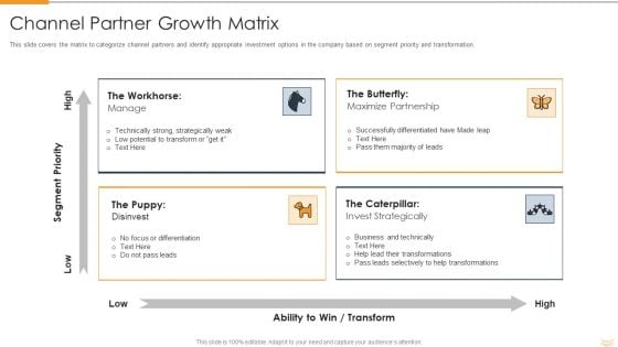 Strategic Partnership Management Plan Channel Partner Growth Matrix Icons PDF Strategic Partnership Management Plan Channel Partner Growth Matrix Icons PDF