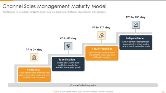 Strategic Partnership Management Plan Channel Sales Management Maturity Model Structure PDF