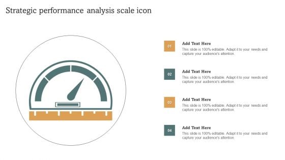 Strategic Performance Analysis Scale Icon Infographics PDF