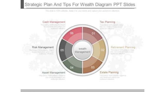 Strategic Plan And Tips For Wealth Diagram Ppt Slides