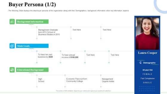 Strategic Plan For Business Expansion And Growth Buyer Persona Demographic Microsoft PDF