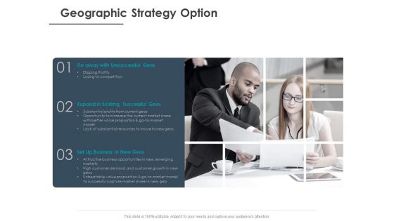 Strategic Plan For Companys Development Geographic Strategy Option Ppt PowerPoint Presentation Outline Structure