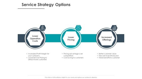 Strategic Plan For Companys Development Service Strategy Options Ppt PowerPoint Presentation Portfolio Templates